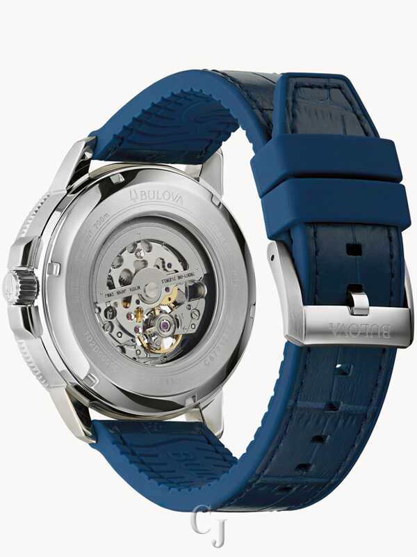 Bulova Marine Star Blue Dial Men's Watch 96A291 - Claudias Jewelry Inc