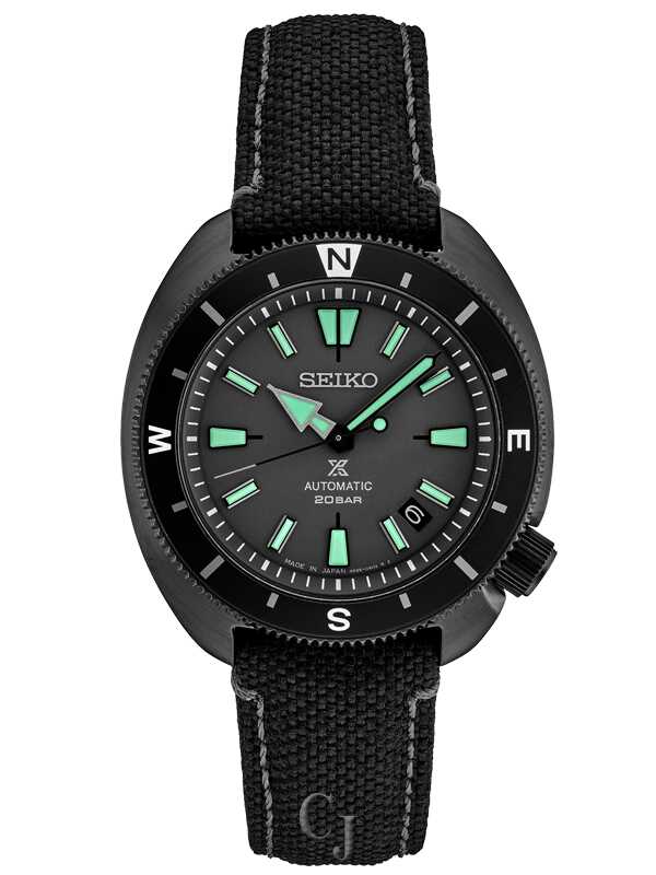 Seiko Prospex Black Series Limited Edition Black Dial Automatic 200M Men’s Watch SRPH99