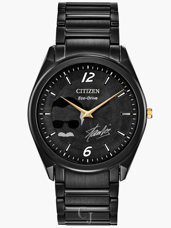 Citizen Stan Lee Black Dial Eco-Drive Stainless Steel Men's Watch