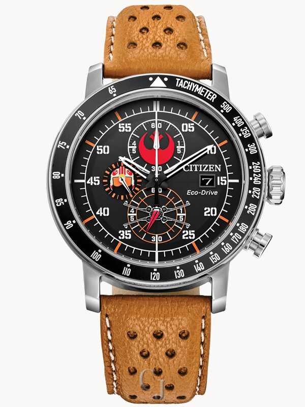 Citizen Star Wars Rebel Pilot Black Dial Eco-Drive Chronograph