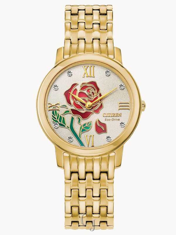 Citizen Disney Princess Belle Diamond Dial Eco-Drive Stainless