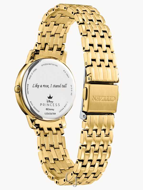 Citizen Disney Princess Belle Diamond Dial Eco-Drive Stainless