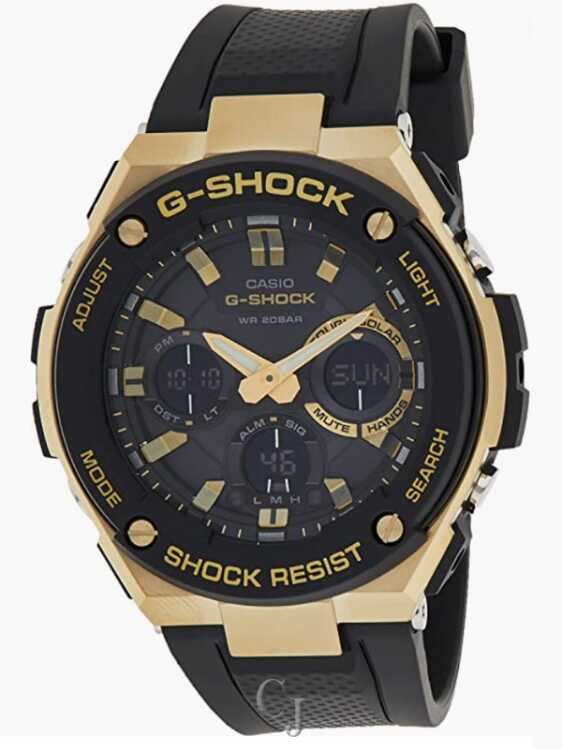 G-Shock G-Steel GST-S100 Series Black Dial Tough Solar Men’s Watch GSTS100G-1A