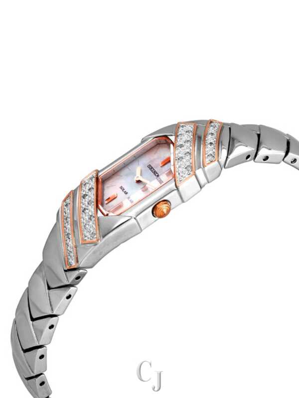 SEIKO SUP332 ソーラー時計 レディース ダイヤモンド装飾 SEIKO TRESSIA DIAMOND SOLAR LADIES WATCH SUP332 - Claudias Jewelry Inc