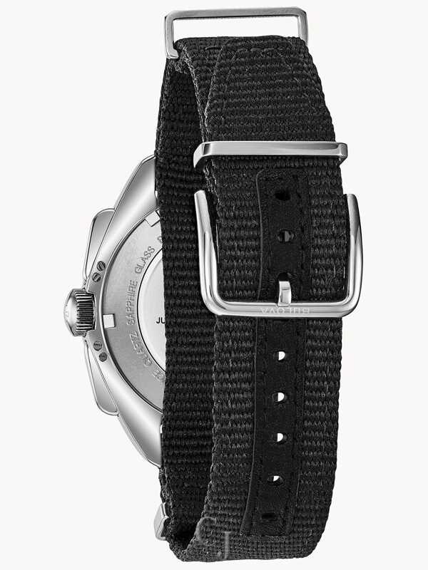 Bulova Special Edition Lunar Pilot Black Dial Stainless Steel Men’s Watch 96A225 - Image 3