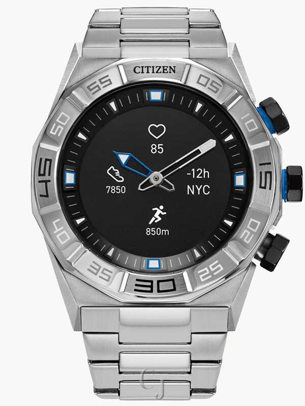 Citizen CZ Smart Hybrid Heart Rate Monitor Black Dial Smartwatch Men’s Watch JX1001-51E