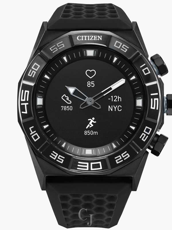 Citizen CZ Smart Hybrid Heart Rate Monitor Black Dial Smartwatch