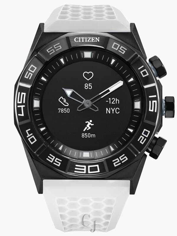 Citizen CZ Smart Hybrid Heart Rate Monitor Black Dial Smartwatch