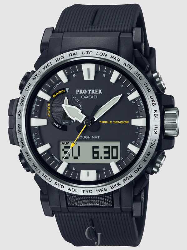 Casio Pro Trek PRW-61 Series Tough Solar Triple Sensor Men's Watch