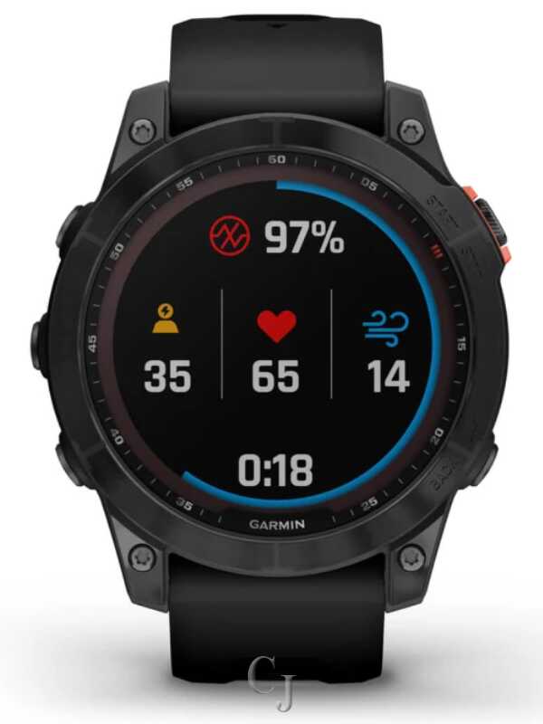 Garmin Fenix 7 Solar Slate Gray Black Band GPS Multisport