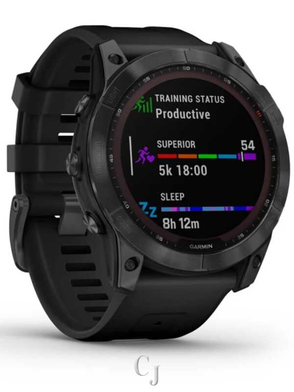 Garmin Fenix 7X Solar Slate Gray Black Band GPS Multisport