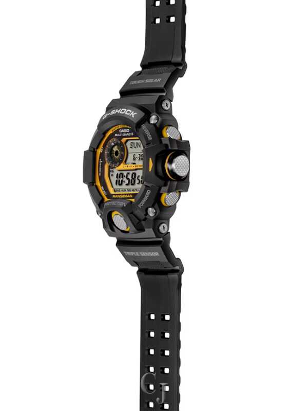 G-SHOCK RANGEMAN ATOMIC SOLAR BLACK X YELLOW WATCH GW9400Y-1
