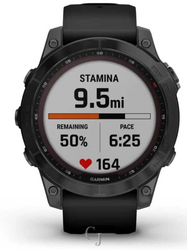 Garmin Fenix 7 Sapphire Solar Black DLC Titanium GPS Multisport