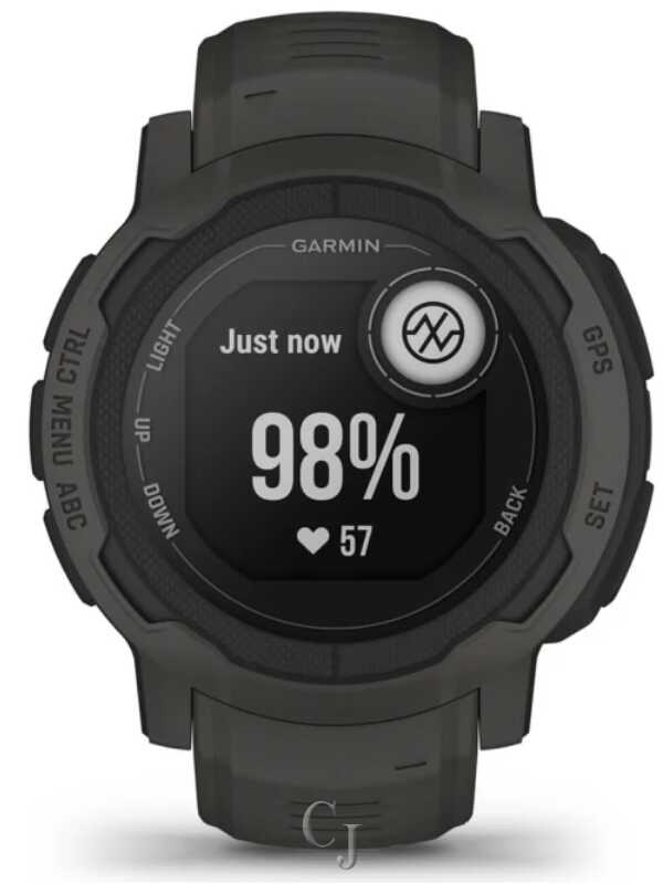 Garmin Instinct 2 Standard Edition Graphite Rugged GPS Smartwatch