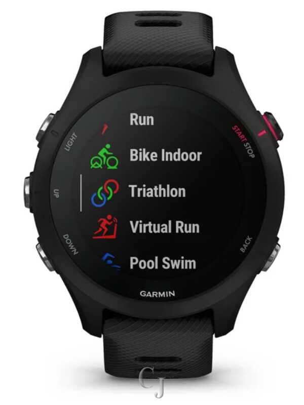 GARMIN FORERUNNER 255S MUSIC BLACK SMARTWATCH 010-02641-22