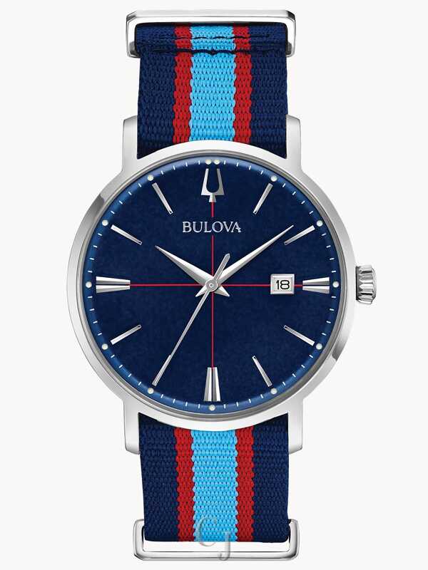 Bulova Aerojet Blue Dial NATO Strap Men’s Watch 96B315