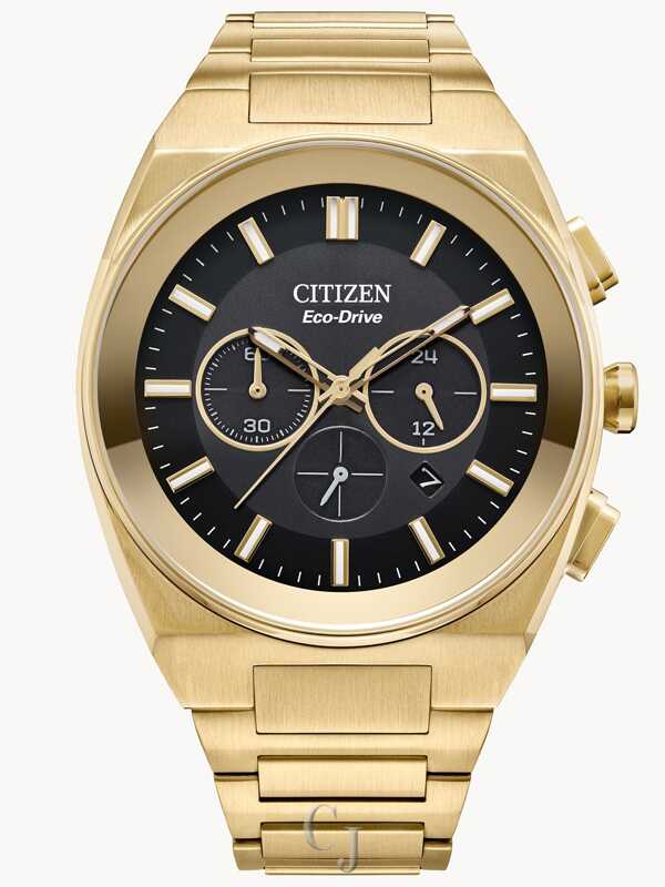 Citizen Axiom SC Black Dial Chronograph Eco-Drive Stainless Steel