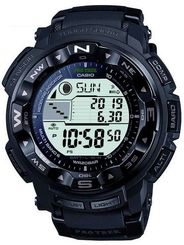 CASIO PRO TREK PATHFINDER SOLAR POWERED MEN'S WATCH PRW2500-1A