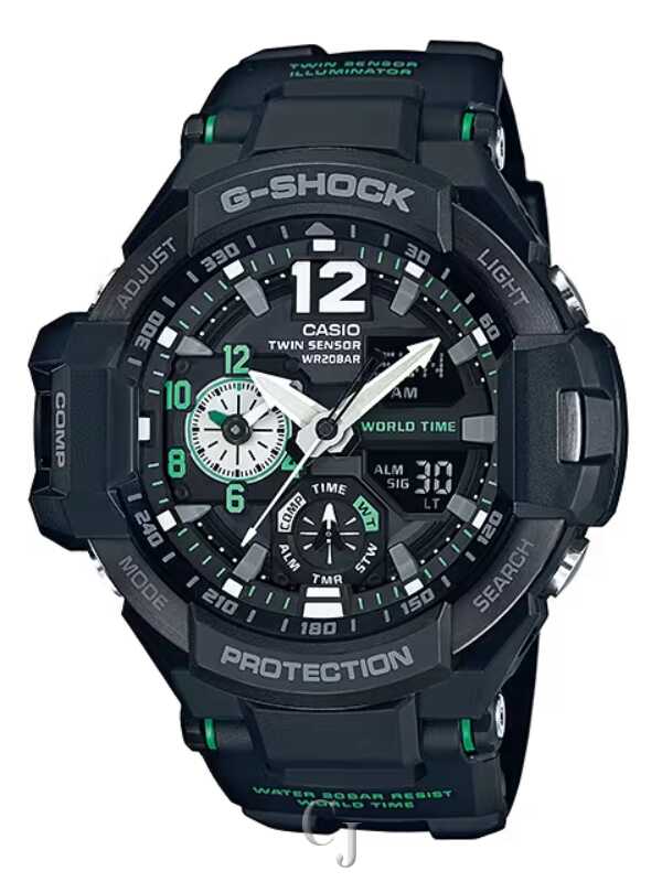 G-SHOCK MASTER OF G-AIR GRAVITYMASTER WATCH GA-1100-1A3 - Claudias