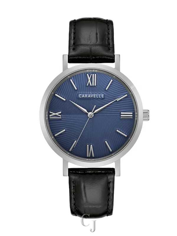 CARAVELLE BY BULOVA DRESS BLUE DIAL MEN'S WATCH 43A152 - Claudias Jewelry  Inc