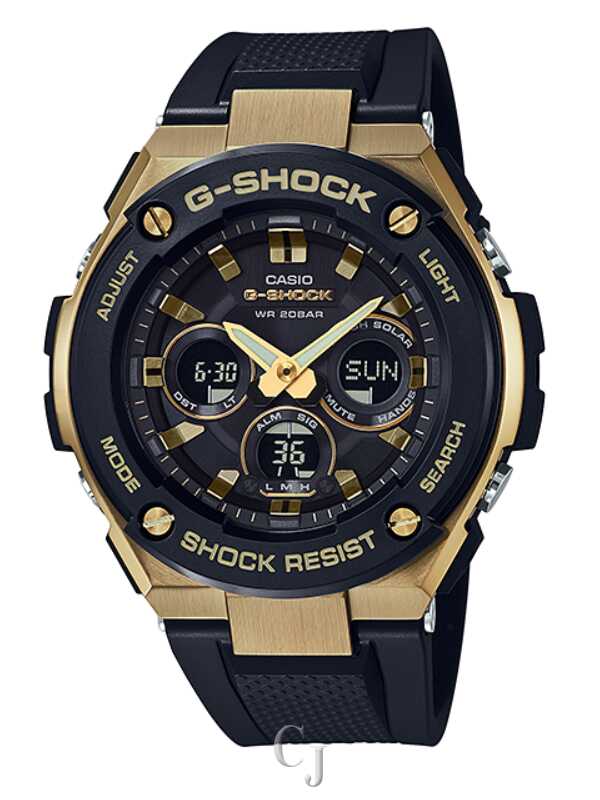 G-Shock G-Steel GST-S300 Series Black Dial Watch GST-S300G-1A9 G-Shock G-Steel GST-S300 Series Black Dial Watch GST-S300G-1A9