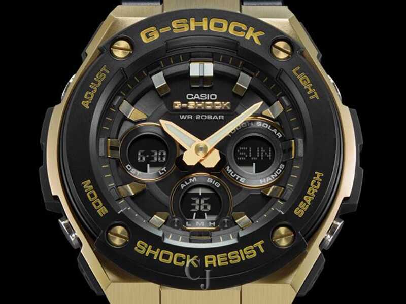 G-Shock G-Steel GST-S300 Series Black Dial Watch GST-S300G-1A9 G-Shock G-Steel GST-S300 Series Black Dial Watch GST-S300G-1A9