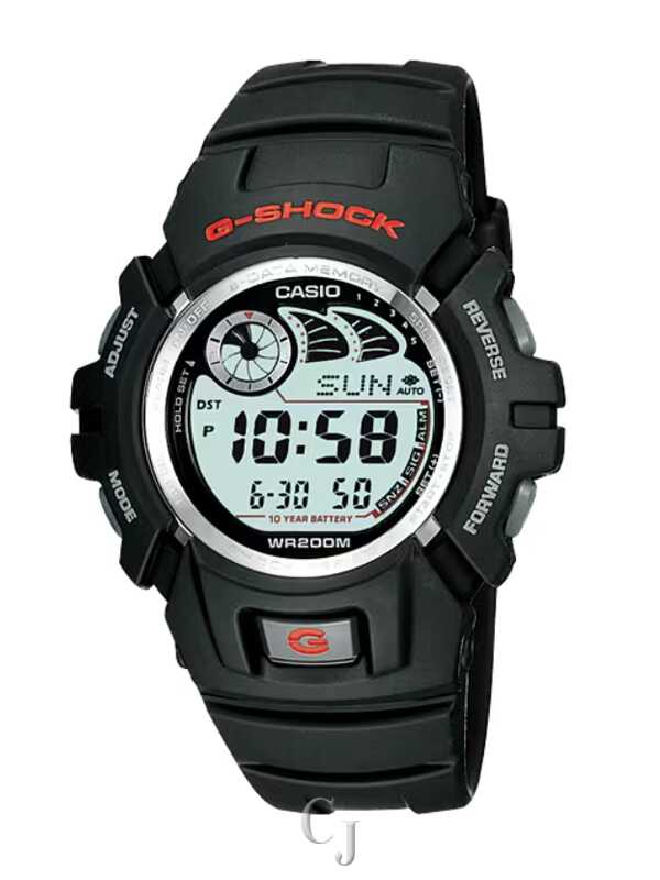 G-SHOCK DIGITAL BLACK MEN’S WATCH G2900F-1V