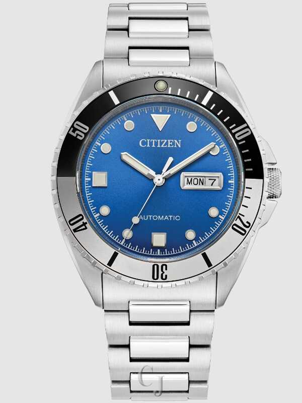 Citizen Sport Blue Dial Automatic Stainless Steel Men's Watch