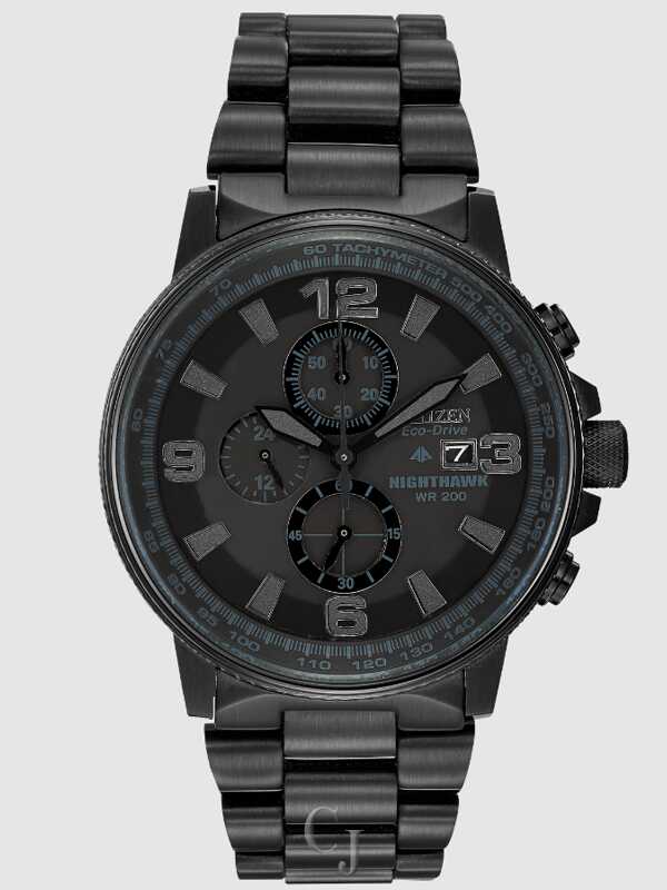 Citizen Promaster Nighthawk Black Dial Eco-Drive Stainless Steel