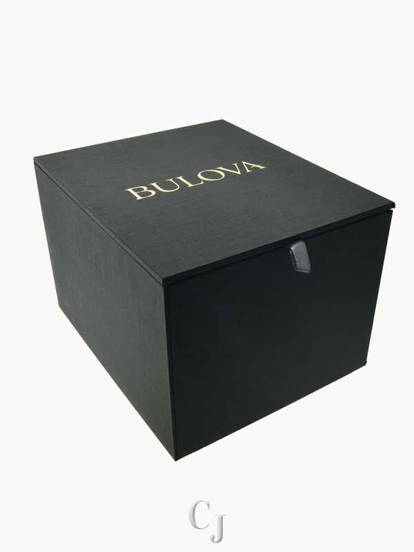 Bulova Classic Gray Dial Leather Strap Men’s Watch 96B443 - Image 5