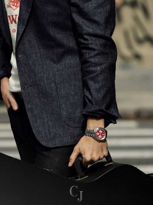 Bulova Lunar Pilot Archive Series Red Dial Stainless Steel Men’s Watch 96K115 - Image 7
