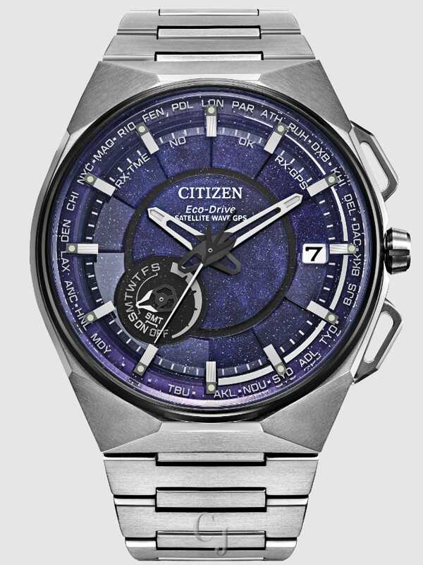 Citizen Satellite Wave X Blue Dial Super Titanium Eco-Drive