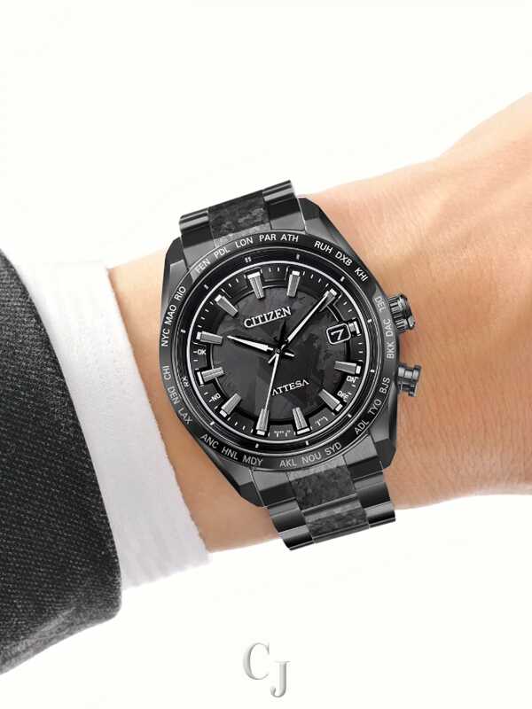 Citizen Attesa Hakuto-R Limited Edition Black Dial Eco-Drive Radio