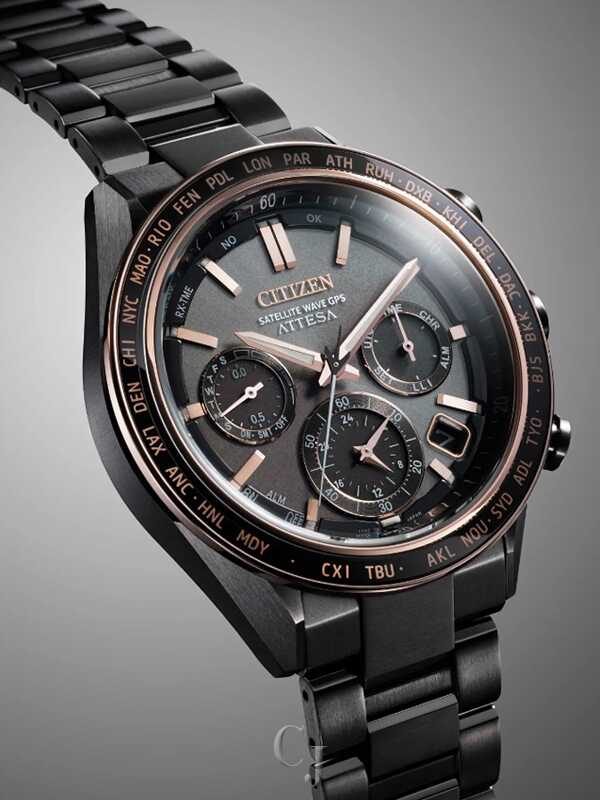 CITIZEN ATTESA ブラウンダイヤル 時計 Citizen Attesa Brown Dial Super Titanium Eco-Drive Satellite Wave