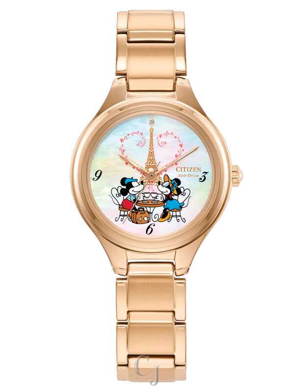 Citizen Disney Mickey & Minnie Mouse Take Paris Eco-Drive Women's