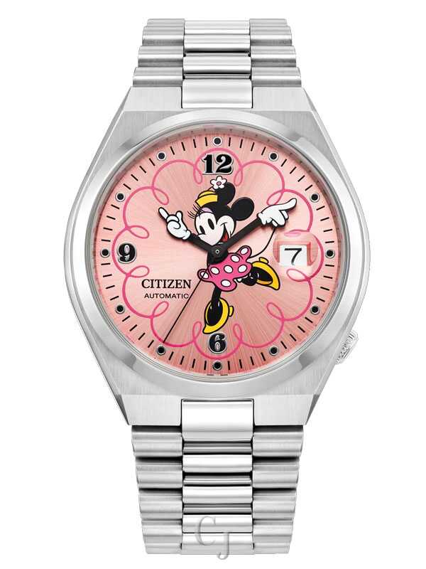 Citizen Tsuyosa Minnie Mouse Pink Dial Automatic Stainless Steel
