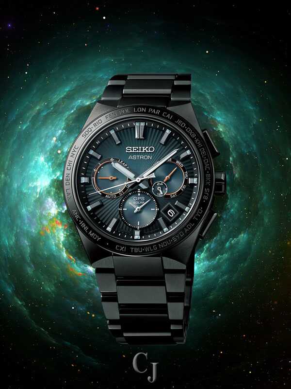 Seiko Astron Limited Edition GPS Solar Green Dial Titanium Men's
