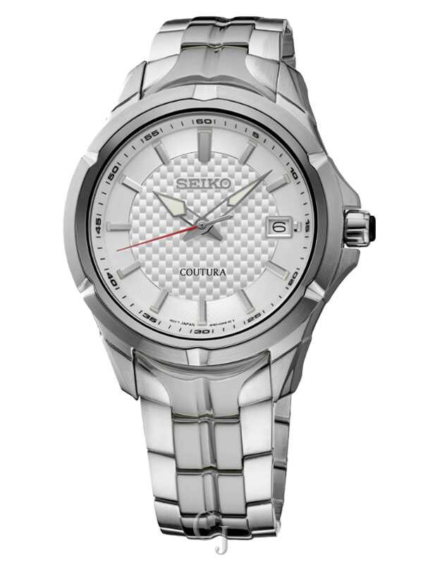 Seiko Coutura Silver Dial Quartz Stainless Steel Men’s Watch SUR565