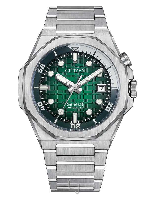 Citizen Series8 890 Green Dial Automatic Stainless Steel Men's