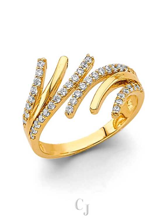 14KY CZ Fancy Ring