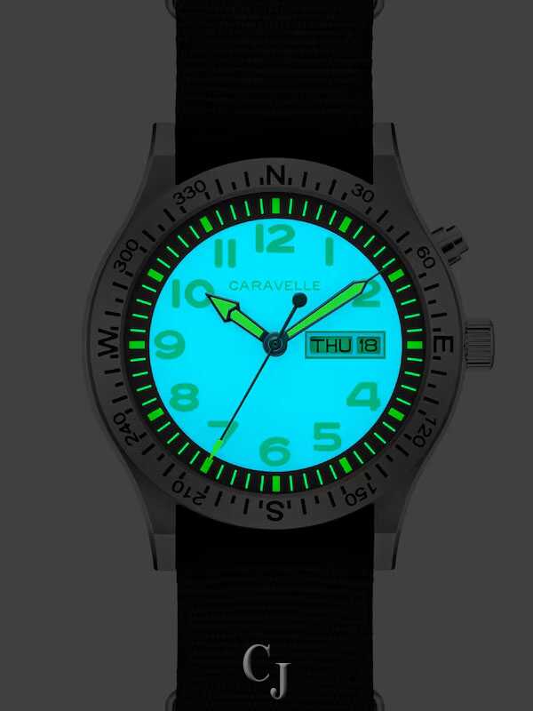 Caravelle by Bulova Green Dial Watch 45C121 - Image 2