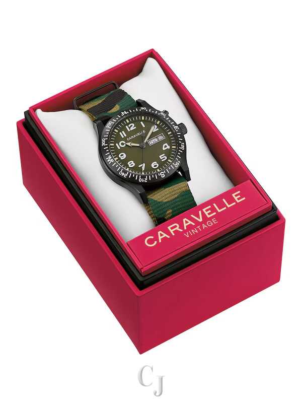 Caravelle by Bulova Green Dial Watch 45C121 - Image 3