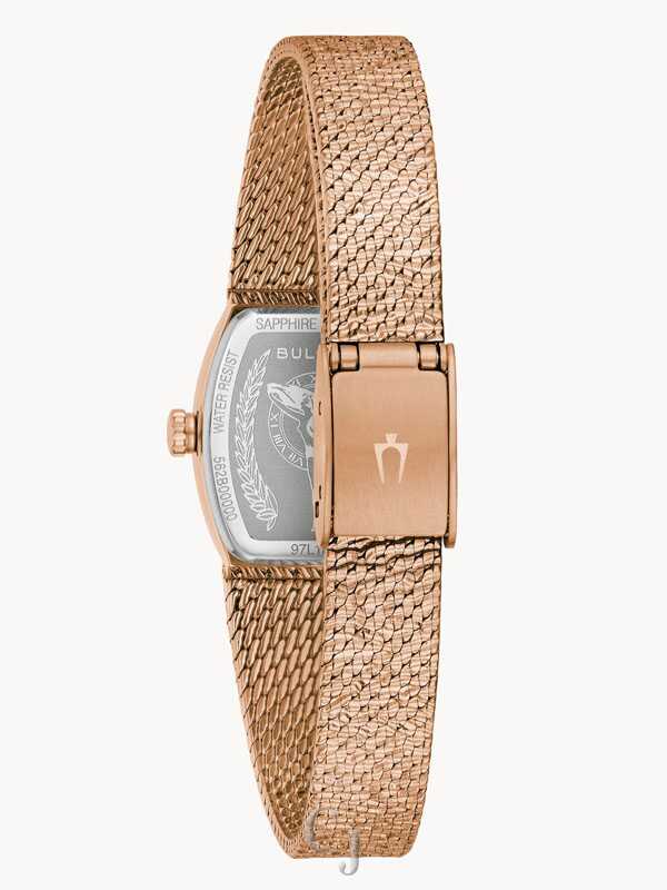 Bulova Goddess of Time Tiger’s Eye Brown Dial Women’s Watch 97L185 - Image 3