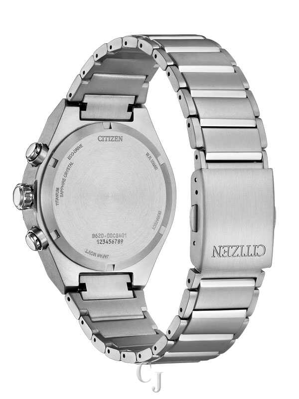 Citizen Zenshin Senkei White Dial Super Titanium Eco-Drive