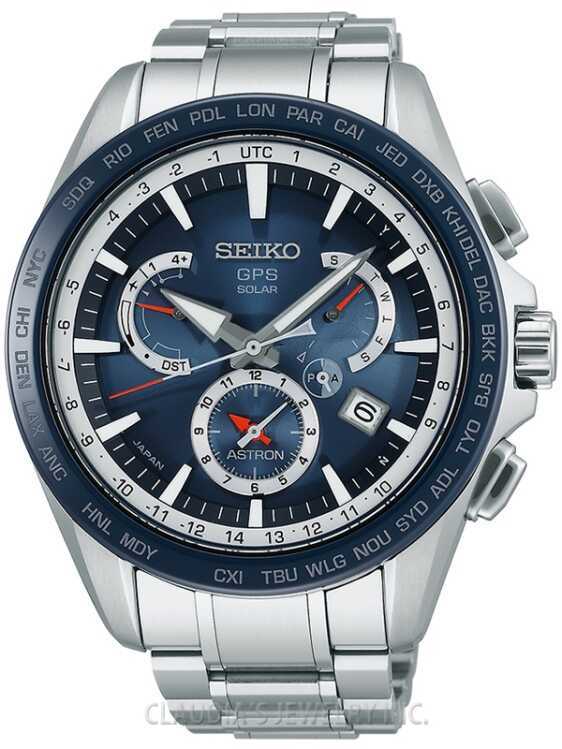 SEIKO ASTRON GPS SOLAR DUAL TIME SSE053