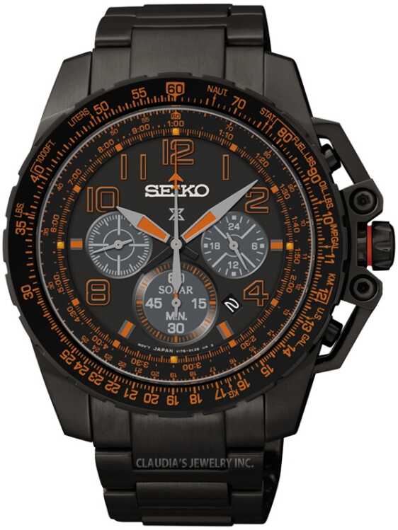 SEIKO PROSPEX AVIATIOR SOLAR CHRONOGRAPH SSC277
