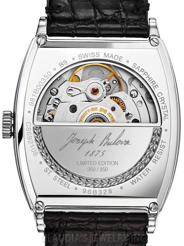 JOSEPH BULOVA BANKER LIMITED EDITION SWISS AUTOMATIC 96B328 - Image 4