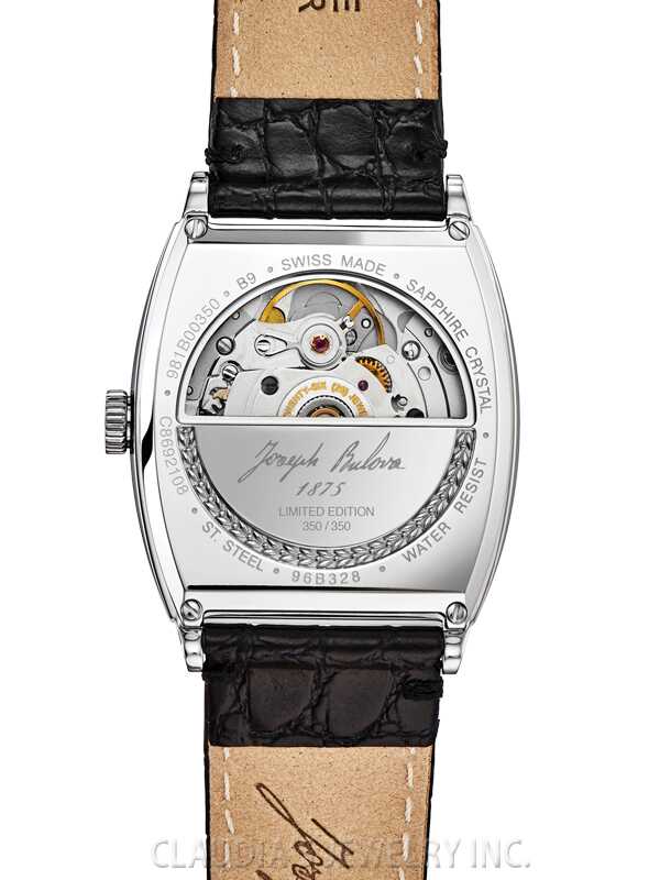 JOSEPH BULOVA BANKER LIMITED EDITION SWISS AUTOMATIC 96B328 - Image 5