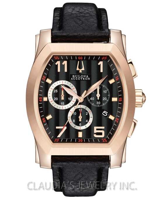 MEN'S BULOVA ACCUTRON STRATFORD CHRONOGRAPH 64B114