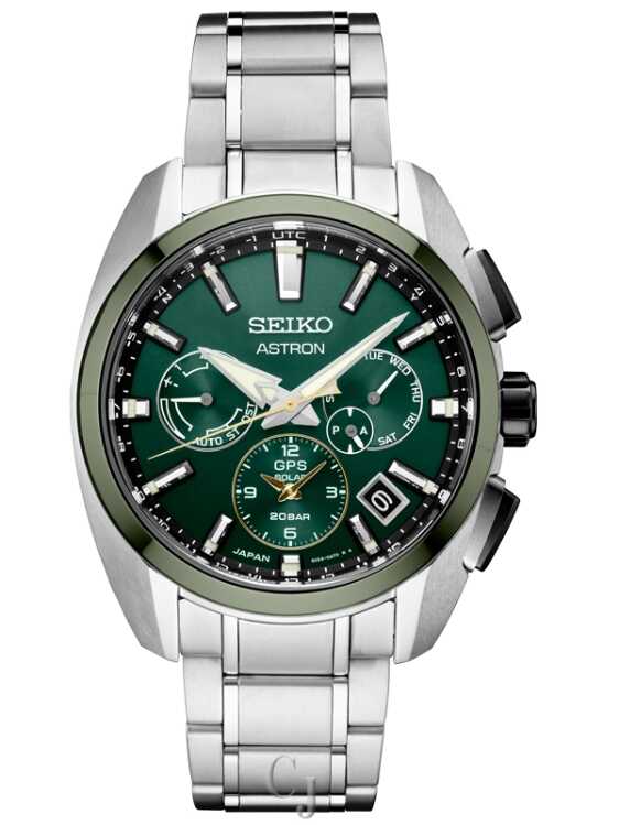 Seiko Astron GPS Solar Limited Edition Green Dial Men’s Watch SSH071